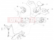 Handlebars coverages - Piaggio MP3 500 Sport Business ABS (USA) 2018