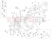 Main cable harness - Piaggio MP3 500 Sport Business ABS (USA) 2018