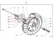 PIAGGIO Front wheel