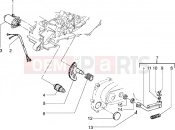 PIAGGIO Starting motor-starter lever