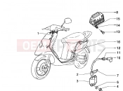 PIAGGIO Cable harness-Regulator-H.T. Coil