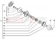 PIAGGIO Driven pulley