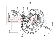 PIAGGIO Front wheel