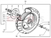 első kerék - Piaggio NRG MC3 DD