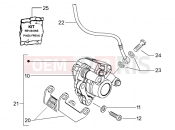 PIAGGIO Front brake caliper