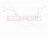Driving mirror/s - Piaggio NRG Power DD 2013
