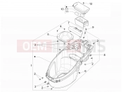 Helmet huosing - Undersaddle - Piaggio NRG Power DD 2013