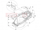Helmet huosing - Undersaddle - Piaggio NRG Power DD Serie Speciale 2011