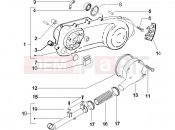 PIAGGIO NRG Power DD Serie Speciale Crankcase cover - Crankcase cooling
