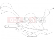 Driving mirror/s - Piaggio NRG Power DT 2005