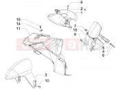 Wheel huosing - Mudguard - Piaggio NRG Power DT 2005