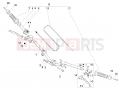 Handlebars - Master cil. - Piaggio NRG Power DT 2009