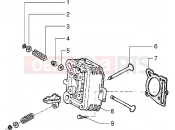PIAGGIO Head - valves