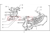 Crankcase - Piaggio Sfera RST 50