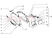 Side covers - Piaggio Sfera RST 50