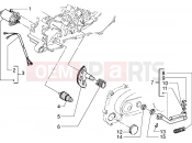 Starting motor-starter lever - Piaggio Sfera RST 50