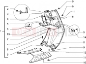 Front glove compartment - Piaggio Sfera RST 80