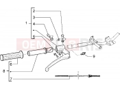 Handlebars component parts - Piaggio Sfera RST 80