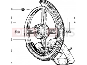 PIAGGIO Si Mix Alloy front wheel