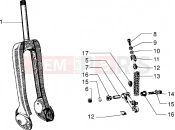 PIAGGIO Si Mix Suspension fork component parts