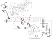 PIAGGIO Starting motor-starter lever