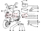 Electrical device - Piaggio Skipper 150 4T