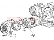 Flywheel magneto - Piaggio Skipper 150 4T