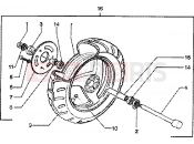 Front wheel - Piaggio Skipper 150 4T