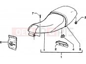 Saddle - Piaggio Skipper 150 4T