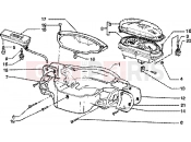 Speedometers kms-handlebar covers - Piaggio Skipper 150 4T