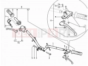 Handlebars - Master cil. - Piaggio Typhoon 125 4T 2V 2014