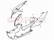 PIAGGIO Typhoon 125 4T 2V (USA) Side cover - Spoiler