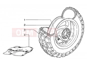 PIAGGIO REAR WHEEL
