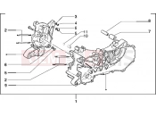 Crankcase - Piaggio Typhoon 50 2T MY 2004