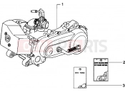 Engine - Piaggio Typhoon 50 2T MY 2004