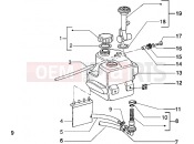 Fuel tank - Piaggio Typhoon 50 XR 2T