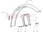 PIAGGIO Front mudguard