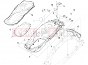 Helmet huosing - Undersaddle - Piaggio X10 500 4V I.E. 2014
