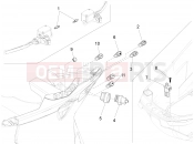 Selectors - Switches - Buttons - Piaggio X10 500 4V I.E. 2014