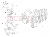Throttle body - Injector - Induction joint - Piaggio X10 500 4V I.E. 2014
