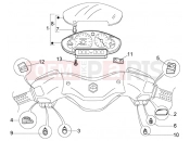 Electrical device-Speedometers Kms. - Piaggio X8 125