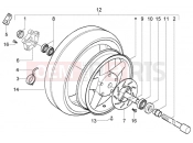 FRONT WHEEL - Piaggio X8 125