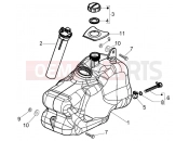 FUEL TANK - Piaggio X8 125
