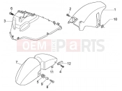 PIAGGIO WHEEL COMPARTMENT-MUDGUARD