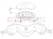 PIAGGIO X8 200 Meter combination - Cruscotto