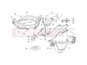 Handlebars coverages - Piaggio X8 250 ie 2005
