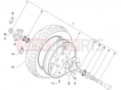 Front wheel - Piaggio X8 250 ie 2007