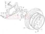 Rear wheel - Piaggio X8 250 ie 2007