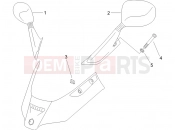 Driving mirror/s - Piaggio X8 250 ie 2008