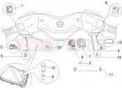Selectors - Switches - Buttons - Piaggio X8 250 ie 2008